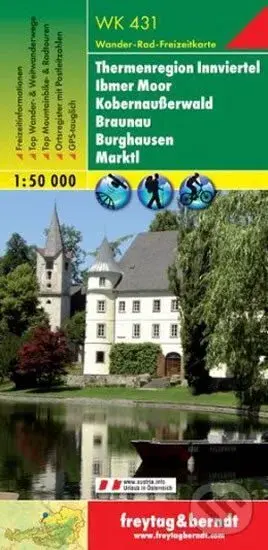 WK 431 Thermenland,Innviertel 1:50 000/mapa