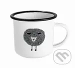 Smaltovaný hrnček Ovečka Huňa