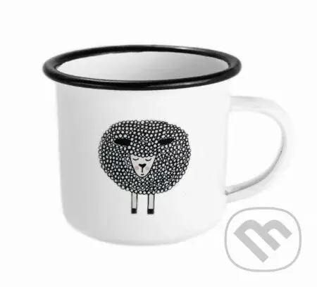 Smaltovaný hrnček Ovečka Huňa