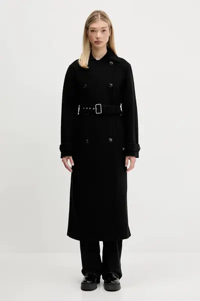 Kabát s příměsí vlny HUGO Martinu-1