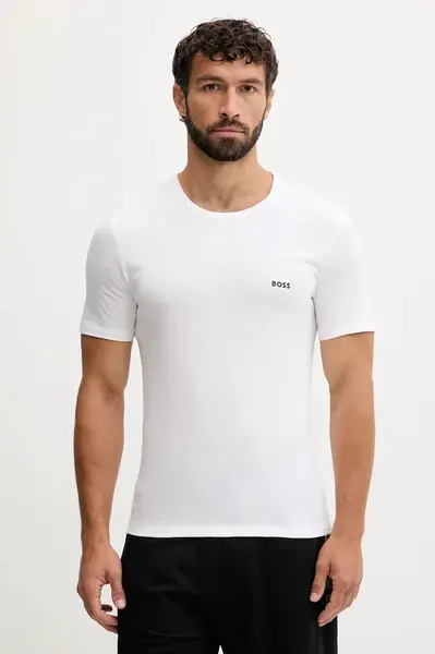 BOSS tričko pánské bavlněné TShirtRN 3P Classic 3-pack