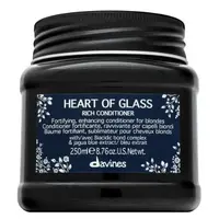 Davines Heart Of Glass Rich Conditioner posilující kondicionér pro blond vlasy 250 ml