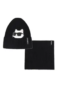 Dětská čepice a nákrčník Karl Lagerfeld