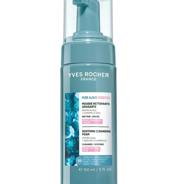 YVES ROCHER Pure Algue, Okysličující čisticí pěna 150 ml