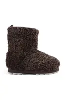 Vlněné boty do sněhu Emu Australia Sharky Lo Teddy hnědá barva, W13200