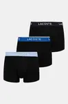 Lacoste přiléhavé boxerky pánské bavlněné s elastanem 3-pack