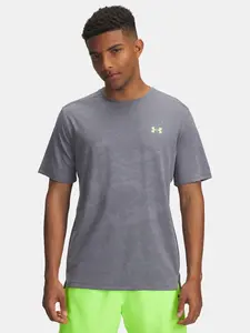 Pánské tričko Under Armour UA Tech Vent Jacquard SS-GRY - Pánské