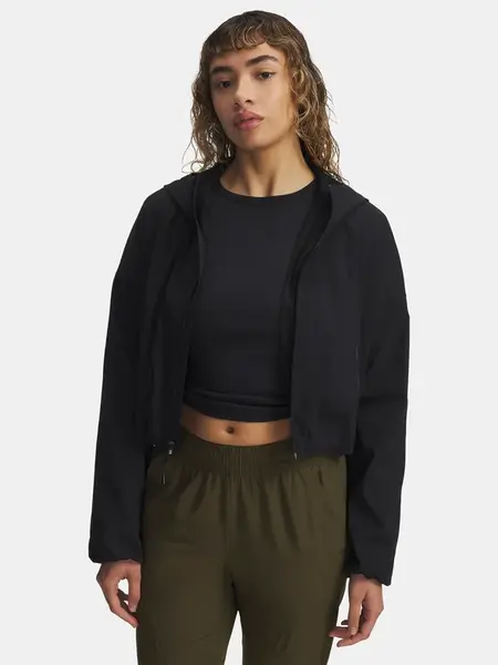 Dámská bunda Under Armour Unstoppable Woven Rstop LS-BLK - Dámské