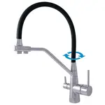 Drezová batéria flexibilná Seina s vodným filtrom 3/8˝