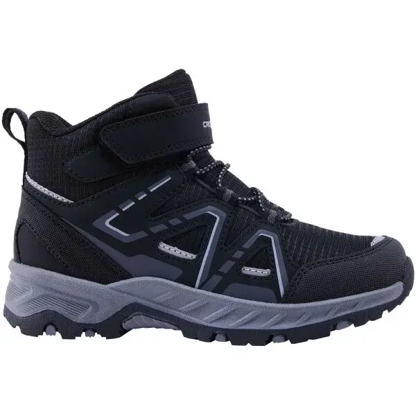 Crossroad DORIEN MID Detská treková obuv, čierna, veľkosť