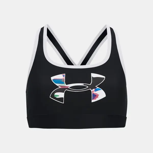 Under Armour Podprsenka G Crossback Graphic-BLK - Holky