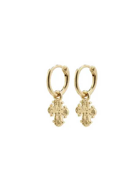 Pilgrim Náušnice 'DAGMAR'  zlatá