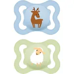 MAM Air 0+ months cumlík Blue/ Green 2 ks