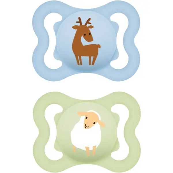 MAM Air 0+ months cumlík Blue/ Green 2 ks