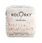 KOLORKY DAY Jednorázové eko plenky vel. M 5-8 kg 21 ks déšť a duhy