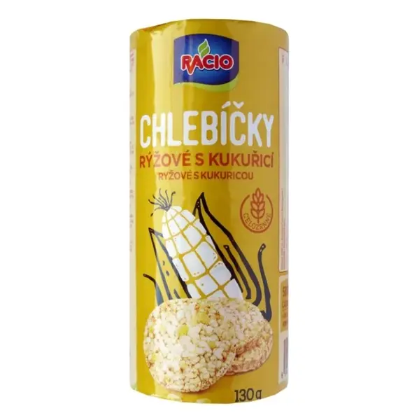 RACIO Chlebíčky rýžové s kukuřicí 130 g