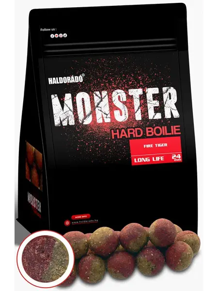 Haldorádó hard boilies monster magnum fire tiger 700 g 24+ mm