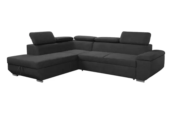 Sedací souprava Lars I. - Logan Black Provedení: Levá varianta, látka: Logan Black