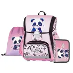 Oxybag PREMIUM - školní set Panda 3 ks: aktovka, penál, sáček