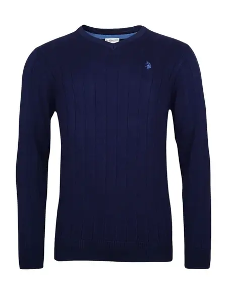 U.S. POLO ASSN. Sveter  tmavomodrá