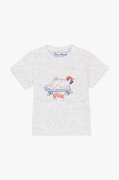 Bavlněné dětské tričko Tartine et Chocolat