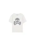 Scalpers Tričko 'Magic Skull'  čierna / šedobiela