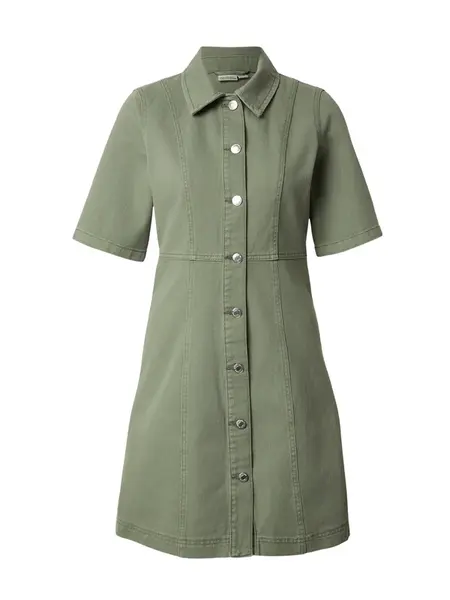 VERO MODA Košeľové šaty 'VMDAISY'  olivová