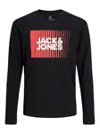 Jack & Jones Junior Tričko  červená / čierna / biela