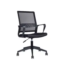 Carryhome OTOČNÁ ŽIDLE, síťovina, černá