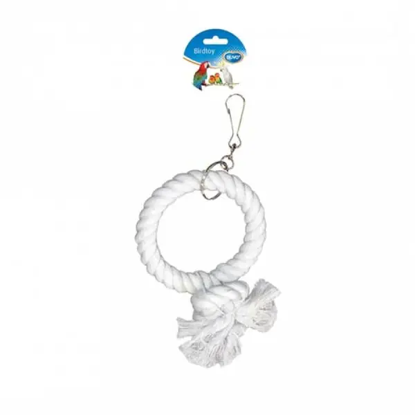 DUVO+ Hračka závesná pre papagáje kruh z lana 30cm