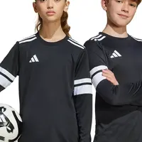 Dětské tričko s dlouhým rukávem adidas Performance černá barva, s aplikací, JJ0047