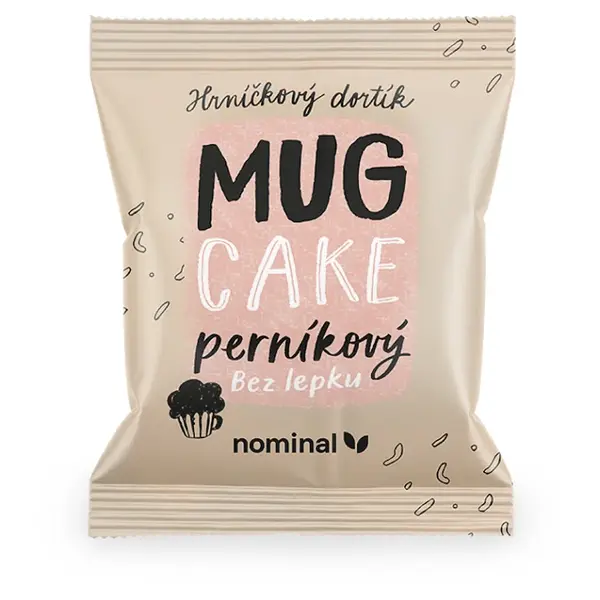 NOMINAL Hrníčkový dortík MUG CAKE Perníkový bez lepku 60 g