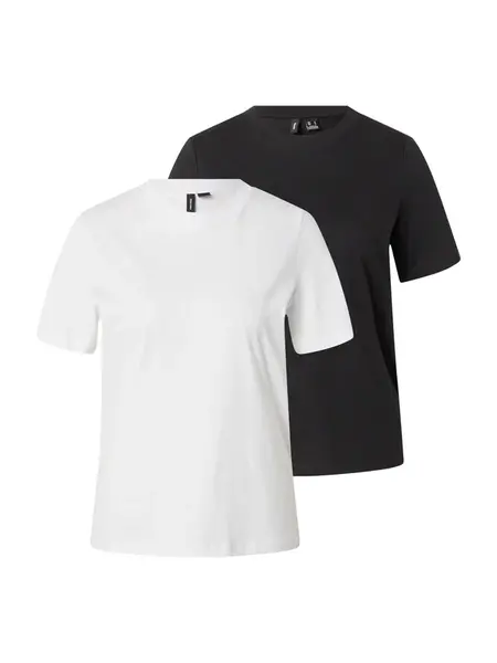 VERO MODA Tričko 'VMPAULINA'  čierna / biela