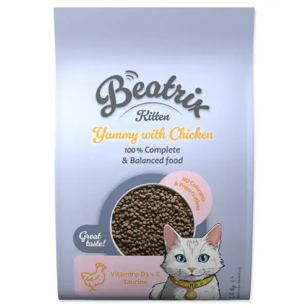 Beatrix Kitten s kuřecím masem 1,4 kg