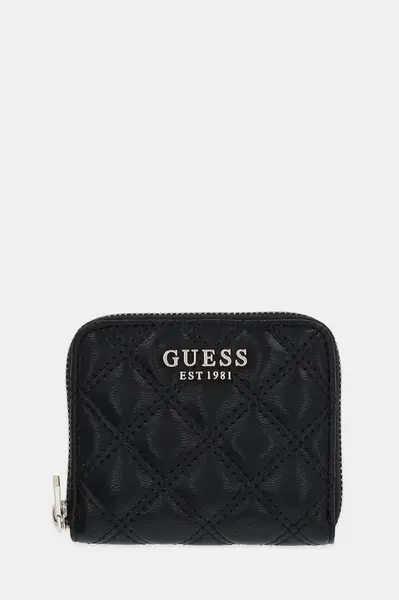 Peněženka Guess GIULLY černá barva, SWQG87 48137