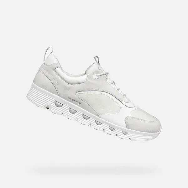 Bílé pánské tenisky Geox Spherica ECUB-4 - Pánské