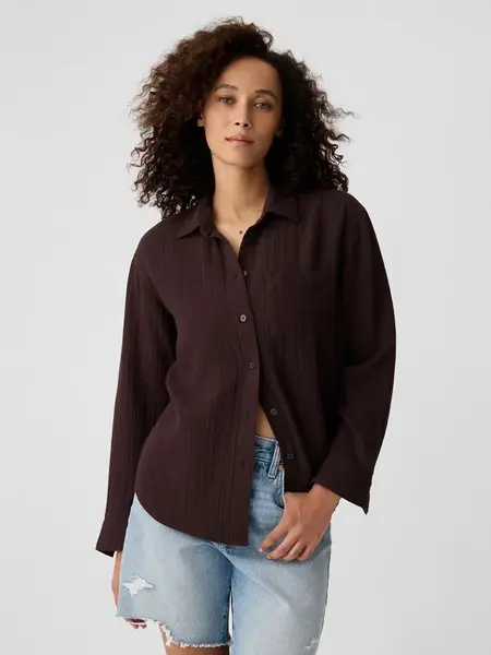 GAP Dámská Mušelínová košile oversize 885282-05 Velikost: M