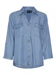 VERO MODA Blúzka 'VMBREE'  modrá denim