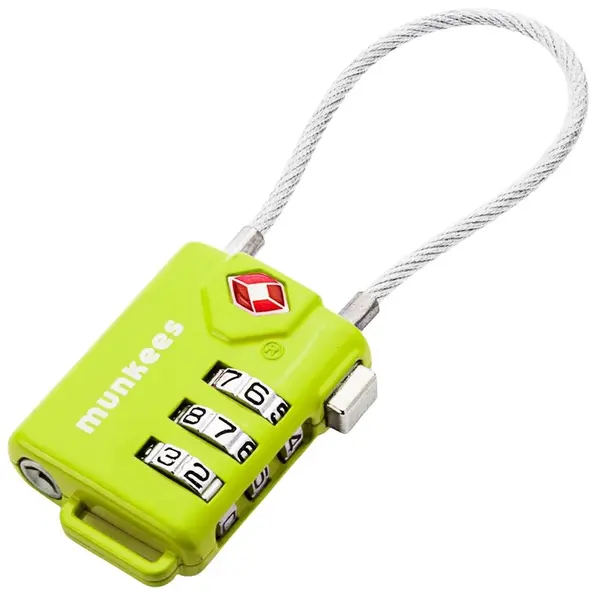 Visací zámek Munkees TSA Lock Cable