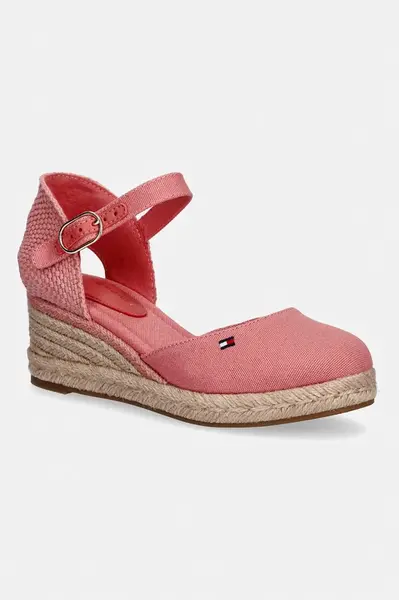 Tommy Hilfiger espadrilky dámske MID WEDGE ESPAD CLOSED TOE