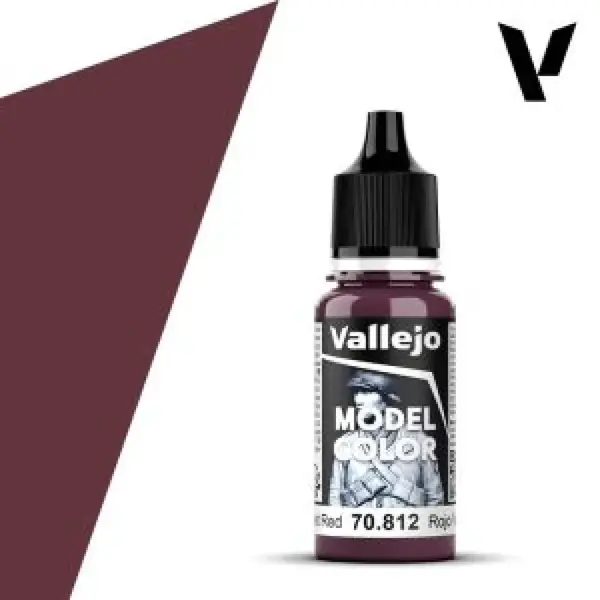 Modelářská barva Vallejo 18ml – 812 Violet Red