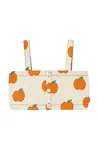 Tinycottons Dětský bavlněný top Tinycottons APPLES CROP TOP