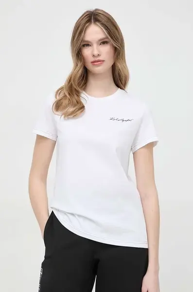 Karl Lagerfeld Bavlnené tričko Karl Lagerfeld