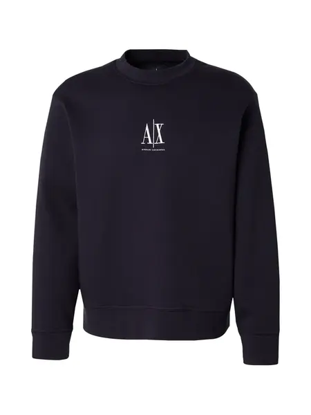 ARMANI EXCHANGE Mikina  námornícka modrá / biela