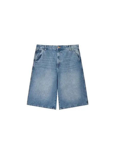 Bershka Džínsy  modrá denim