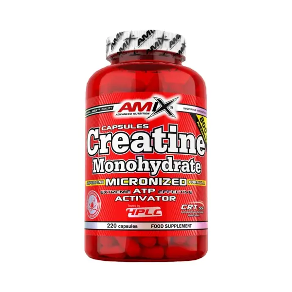Amix Nutrition Creatine Monohydrate 750mg - 220 kapslí 750mg 220cps