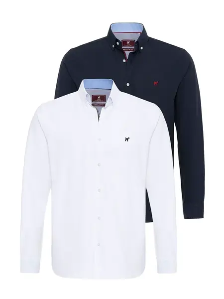 Williot Košeľa  námornícka modrá / biela