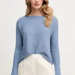 Svetr MAX&Co. dámský, modrá barva, lehký, 2516361033200
