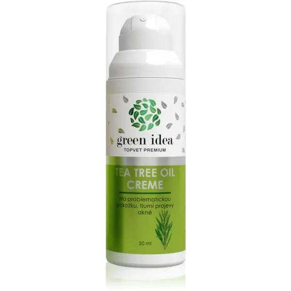 Green Idea Tea Tree Oil Creme regeneračný denný krém pre problematickú pleť, akné 50 ml