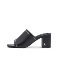 TOMMY HILFIGER Šľapky  čierna